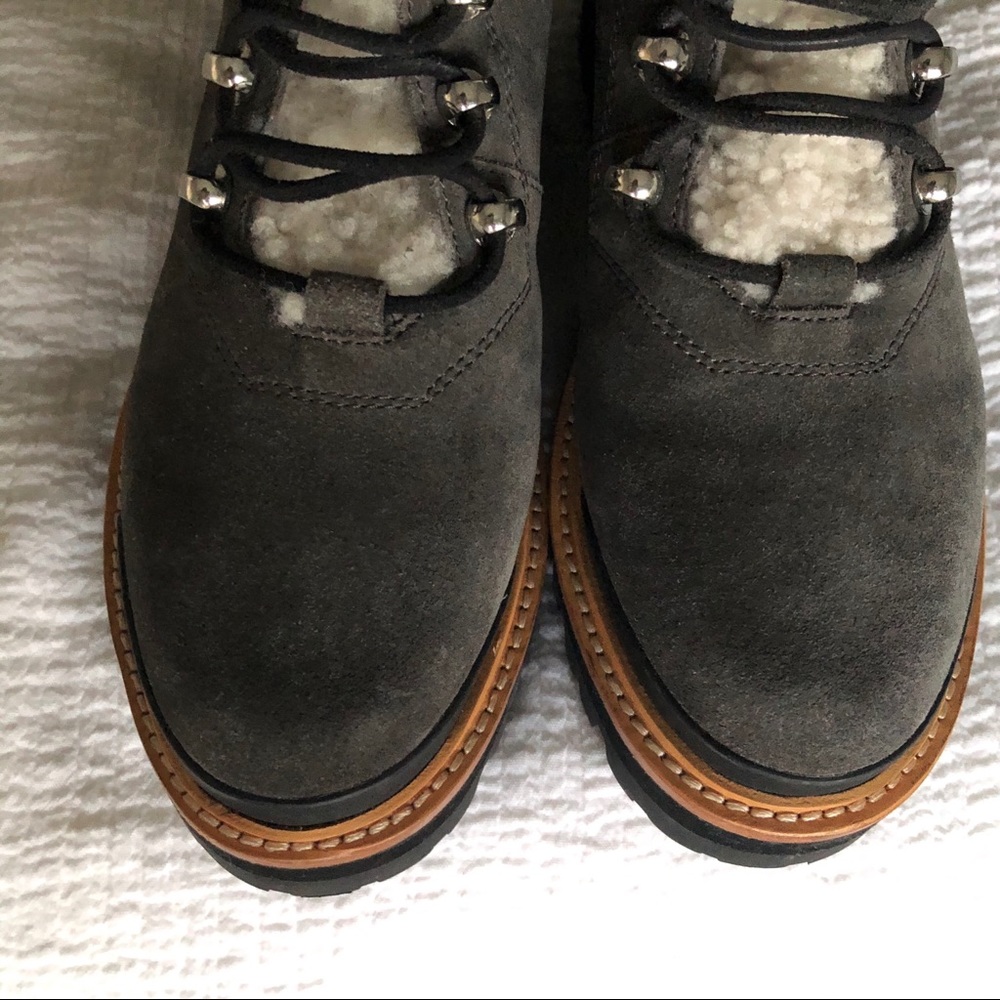 ❌❌SOLD❌❌🆕Marc Fisher 6.5 GREY Izzie Hiking Boots - Picture 14 of 16